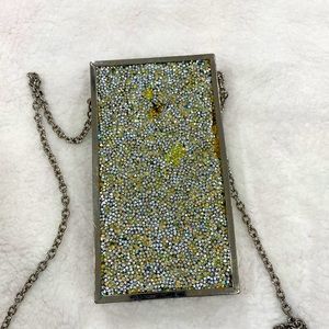 INC Silver Clutch